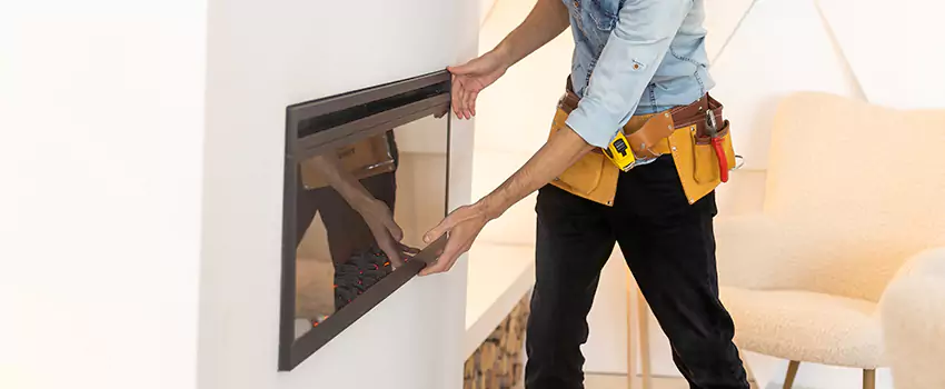 Metal Fireplace Installation in Bridgeview, Illinois