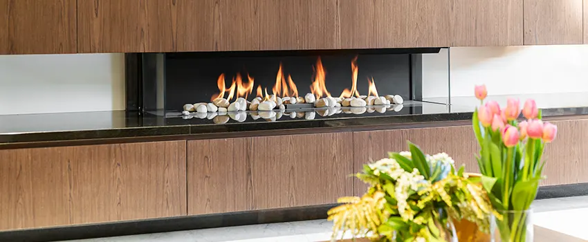 Double-height Fireplace Design Refurbishment in Bridgeview, Illinois